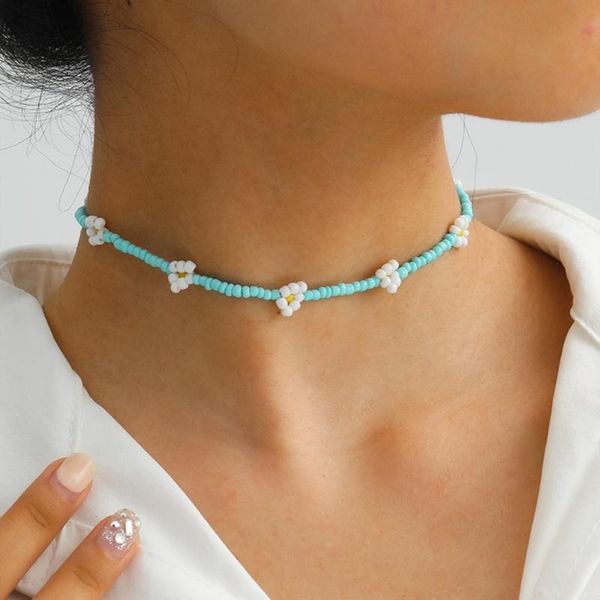 colorful beaded ethnic necklaces creative necklace beads woven small daisy necklaces for women, Golden;silver
colorful beaded ethnic necklaces creative necklace beads woven small daisy necklaces for women, Golden;silver