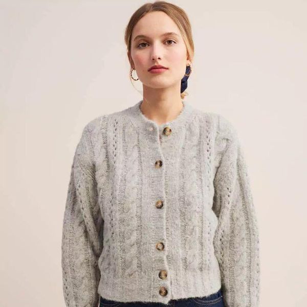 wool gray knitted sweater women autumn round neck long sleeve button casual cardigan 2020 winter women clothing jumper suétere, White
wool gray knitted sweater women autumn round neck long sleeve button casual cardigan 2020 winter women clothing jumper suétere, White
