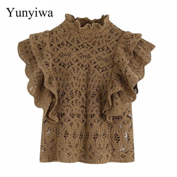 2020 women hollow out lace crochet blouses ladies elegant cascading ruffles back buttons casual shirts blusas 1, White
2020 women hollow out lace crochet blouses ladies elegant cascading ruffles back buttons casual shirts blusas 1, White