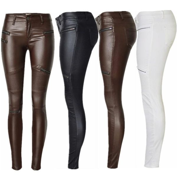women's pants & capris fashion high waist slim pu leather zipper stretch tights punk rock pencil trousers motorcycle, Black;white
women's pants & capris fashion high waist slim pu leather zipper stretch tights punk rock pencil trousers motorcycle, Black;white