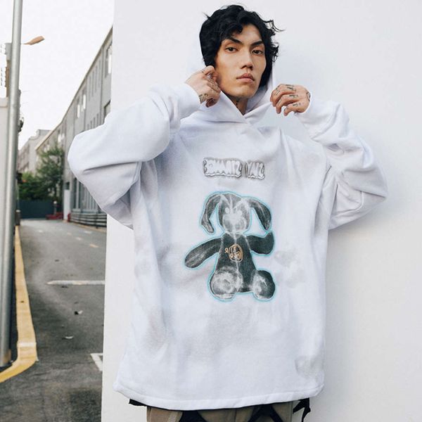 wxwovdy men's autumn and winter new fashion brand casual personality dark loose hip hop hoodie, Black
wxwovdy men's autumn and winter new fashion brand casual personality dark loose hip hop hoodie, Black