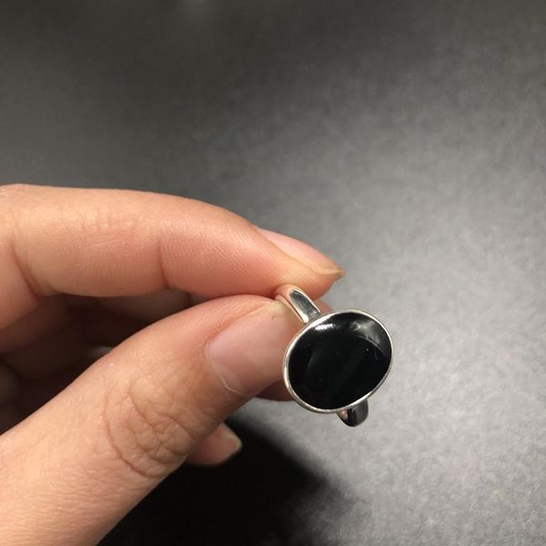 925 sterling silver fashion oval black resin adjustable size rings new arrival never fade ring women men, Golden;silver
925 sterling silver fashion oval black resin adjustable size rings new arrival never fade ring women men, Golden;silver