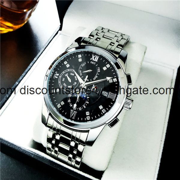 oguras new watch men's automatic mechanical watch waterproof luminous week calendar multi function men's watch, Slivery;brown
oguras new watch men's automatic mechanical watch waterproof luminous week calendar multi function men's watch, Slivery;brown
