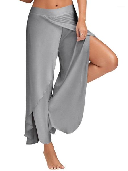 women summer high waist flared wide leg chiffon long pants work casual palazzo long trousers1, Black;white
women summer high waist flared wide leg chiffon long pants work casual palazzo long trousers1, Black;white