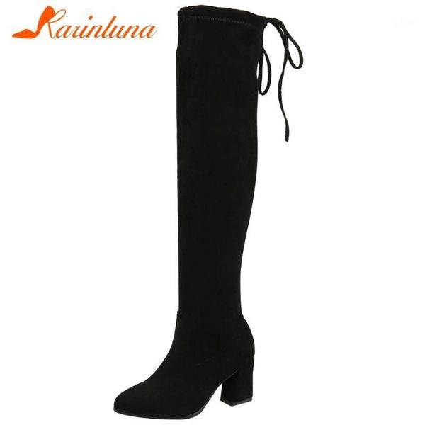 karin big size 34-43 ladies over the knee boots pointed toe high heels narrow band flock boots women elegant shoes woman1, Black
karin big size 34-43 ladies over the knee boots pointed toe high heels narrow band flock boots women elegant shoes woman1, Black