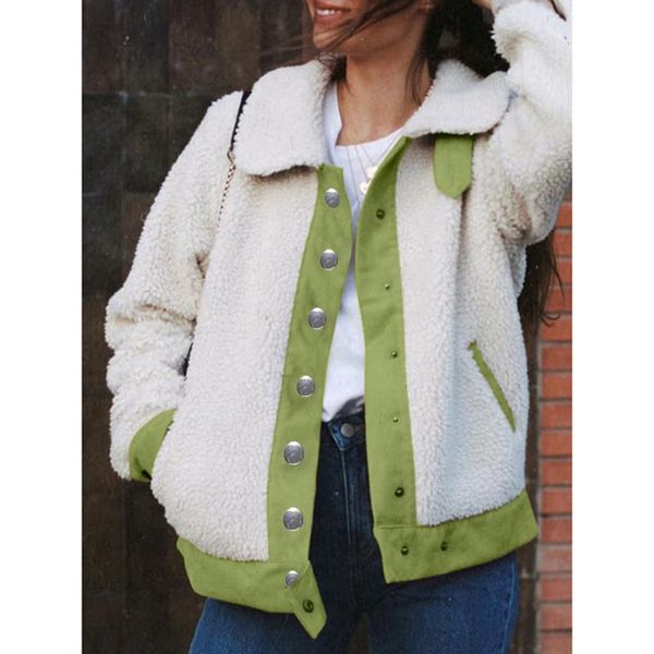 women's jackets women thick warm teddy bear pocket fleece jacket coat button outwear overcoat winter soft fur female plush coat#j31, Black;brown
women's jackets women thick warm teddy bear pocket fleece jacket coat button outwear overcoat winter soft fur female plush coat#j31, Black;brown