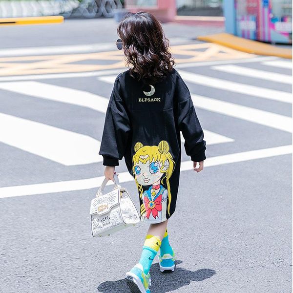 girls sequined long sweatshirt fashion oversize cartoon 10 12 years cool girls clothes 2020 new autumn teen, Black
girls sequined long sweatshirt fashion oversize cartoon 10 12 years cool girls clothes 2020 new autumn teen, Black