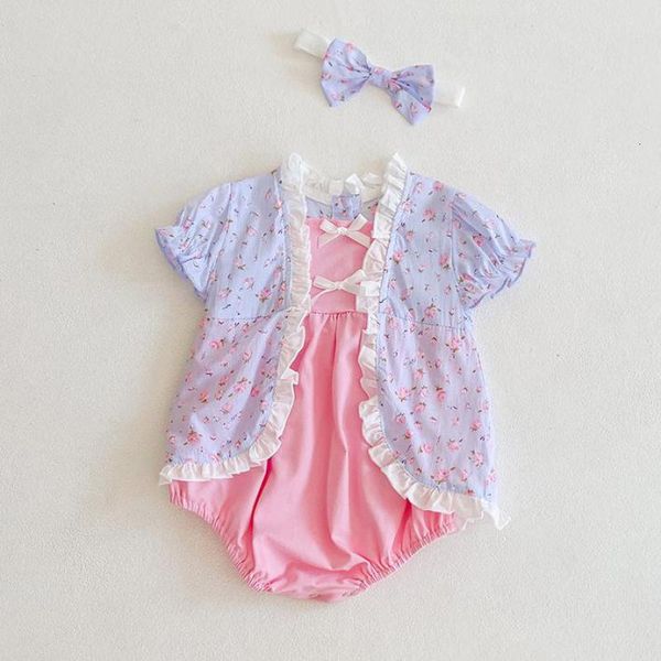 2021 new baby girl summer clothing infant short sleeve bodysuit floral jumpsuit fake two pieces girls clothes 57e8, Blue
2021 new baby girl summer clothing infant short sleeve bodysuit floral jumpsuit fake two pieces girls clothes 57e8, Blue