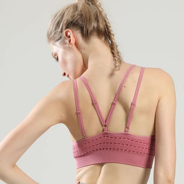 gym clothing sports underwear bra running fitness yoga vest women's shockproof hollow back fast selling, White;black
gym clothing sports underwear bra running fitness yoga vest women's shockproof hollow back fast selling, White;black