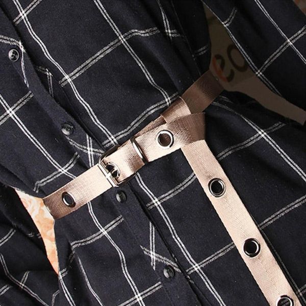 new women woven long canvas belt square metal pin buckle waist strap solid color casual student dress waistband pasek do spodni, Black;brown
new women woven long canvas belt square metal pin buckle waist strap solid color casual student dress waistband pasek do spodni, Black;brown