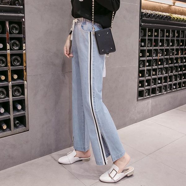 wide-leg pants women fall plus-size slim high-waisted jeans slacks and casual jeans are suitable for a weight of 100kg, Blue
wide-leg pants women fall plus-size slim high-waisted jeans slacks and casual jeans are suitable for a weight of 100kg, Blue