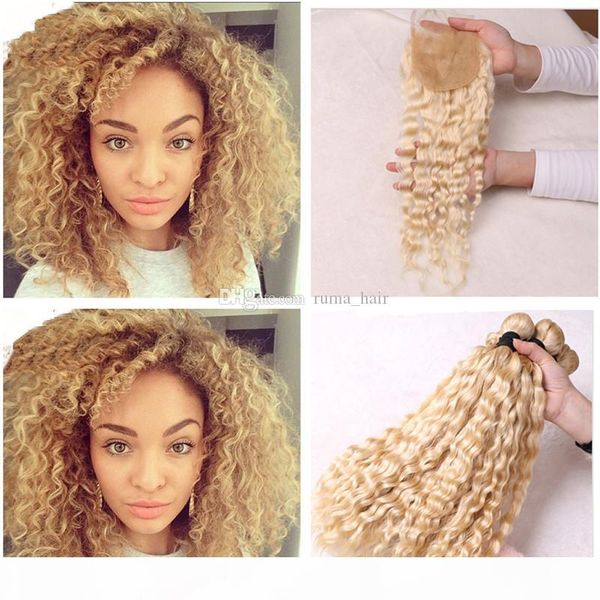 virgin brazilian bleach blonde water wave human hair 3pcs bundles with closure wet and wavy #613 blonde hair wefts with 4x4 lace closure, Black;brown
virgin brazilian bleach blonde water wave human hair 3pcs bundles with closure wet and wavy #613 blonde hair wefts with 4x4 lace closure, Black;brown