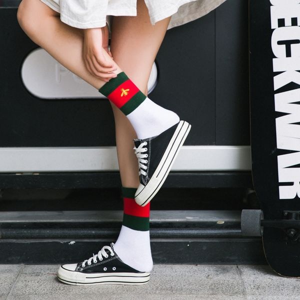 nijbt japanese japanese korean new cotton matching socks new cotton embroidered bee fashion brand men's and women's mid-calf korea, Black
nijbt japanese japanese korean new cotton matching socks new cotton embroidered bee fashion brand men's and women's mid-calf korea, Black