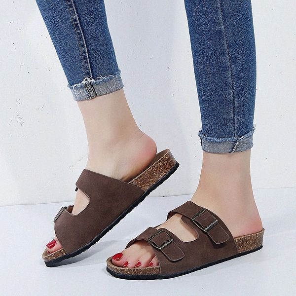 woman buckle slippers ladies open toe slides flats platform fashion non slip casual women's solid female beach shoes women 2020 #tp2e, Black
woman buckle slippers ladies open toe slides flats platform fashion non slip casual women's solid female beach shoes women 2020 #tp2e, Black