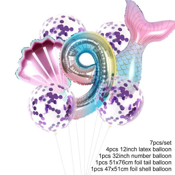 7pcs lot mermaid шары партии 32inch количество фольга шар дети birthday party украшения baby shower декор гелий globos wmtmea
7pcs lot mermaid шары партии 32inch количество фольга шар дети birthday party украшения baby shower декор гелий globos wmtmea
