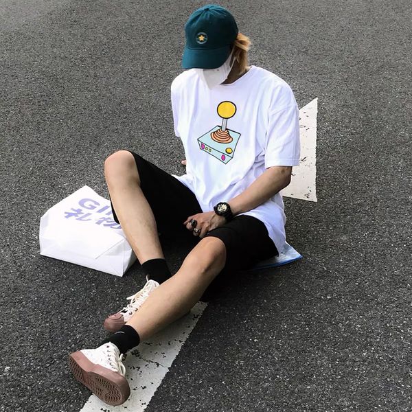 22ss cartoon classic joystick ss tee summer simple solid color crewneck short sleeve fashion casual breathable men women couples high street, White;black
22ss cartoon classic joystick ss tee summer simple solid color crewneck short sleeve fashion casual breathable men women couples high street, White;black