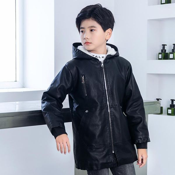 jackets 3-13t children's boy leather jacket plus warm hooded for winter black motorcycle pu 2021 1, Blue;gray
jackets 3-13t children's boy leather jacket plus warm hooded for winter black motorcycle pu 2021 1, Blue;gray