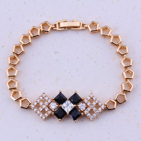 link, chain magic black created crystal cubic zircon yellow gold color jewelry charm bracelets 18cm for women gift box i0268
link, chain magic black created crystal cubic zircon yellow gold color jewelry charm bracelets 18cm for women gift box i0268