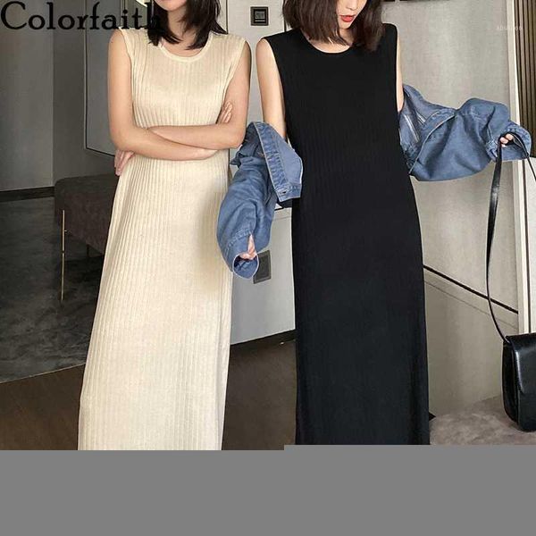 casual dresses colorfaith 2021 spring summer women sundress knitting bottoming sleeveless elegant fashionable solid dress dr48871, Black;gray
casual dresses colorfaith 2021 spring summer women sundress knitting bottoming sleeveless elegant fashionable solid dress dr48871, Black;gray