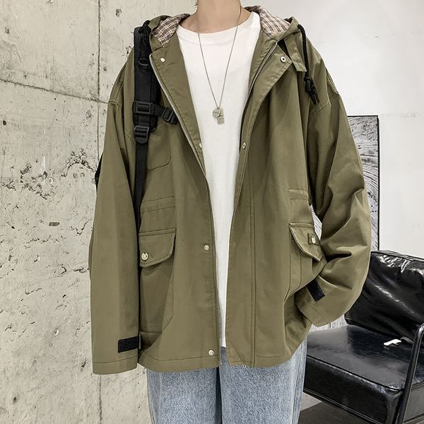 2021 new men's fashion casual hooded loose coats solid color woman jacket male harajuku clothing hip hop 3nnn, Black;brown
2021 new men's fashion casual hooded loose coats solid color woman jacket male harajuku clothing hip hop 3nnn, Black;brown