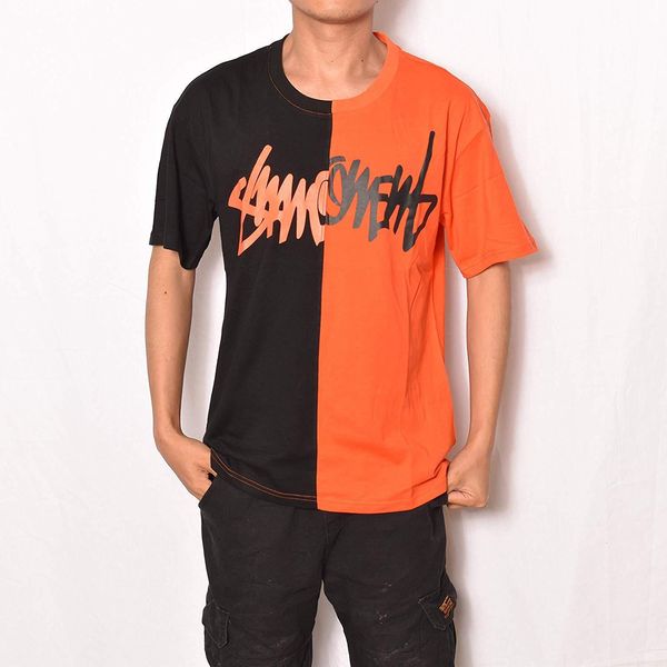 men's short sleeve t-shirt 1pc scratch print color matching special price is non refundable, White;black
men's short sleeve t-shirt 1pc scratch print color matching special price is non refundable, White;black
