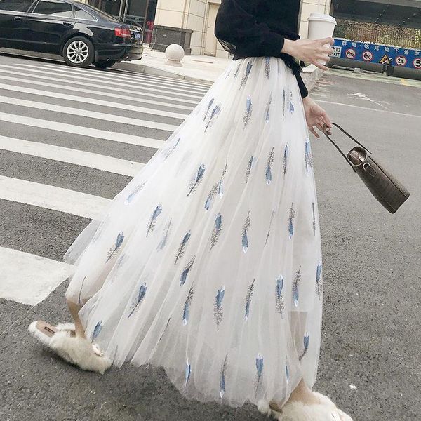 3 layer women embroidery mesh tulle skirt summer elastic high waist skirt jupe longue ladies skirts boho maxi long skirt c5456, Black
3 layer women embroidery mesh tulle skirt summer elastic high waist skirt jupe longue ladies skirts boho maxi long skirt c5456, Black