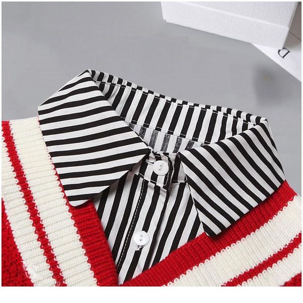 stripe fake collar shirt women detachable collar lapel shirt necktie false collar female kragen sahte yaka kraagje n qyleww, Blue;red
stripe fake collar shirt women detachable collar lapel shirt necktie false collar female kragen sahte yaka kraagje n qyleww, Blue;red