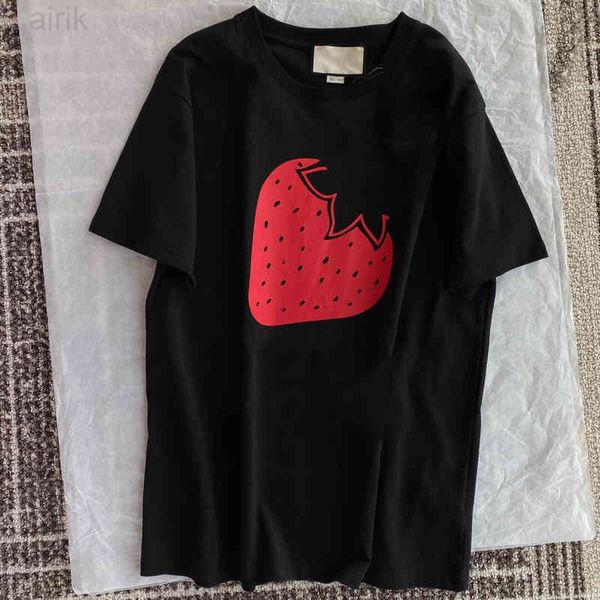 wholesale custom summer new letter strawberry print round neck t-shirt women's korean loose casual pullover short sleeve, White
wholesale custom summer new letter strawberry print round neck t-shirt women's korean loose casual pullover short sleeve, White