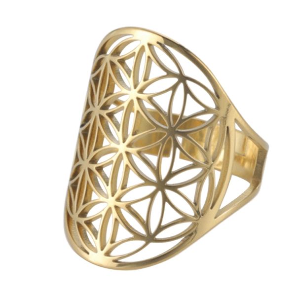 classic geometry hollow ring flower of life yoga band ring adjustable jewelry for women girl teen party birthday gifts, Silver
classic geometry hollow ring flower of life yoga band ring adjustable jewelry for women girl teen party birthday gifts, Silver