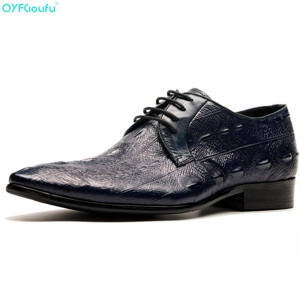 qyfcioufu luxury italian genuine cow leather men blue black wedding oxford shoes lace-up crocodile pattern men's dress shoe
qyfcioufu luxury italian genuine cow leather men blue black wedding oxford shoes lace-up crocodile pattern men's dress shoe