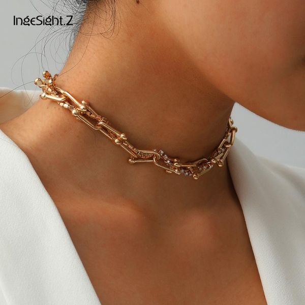 chains ingesight.z retro u shaped rhinestone twisted choker necklace shiny crystal short collar clavicle necklaces for women jewelry, Silver
chains ingesight.z retro u shaped rhinestone twisted choker necklace shiny crystal short collar clavicle necklaces for women jewelry, Silver