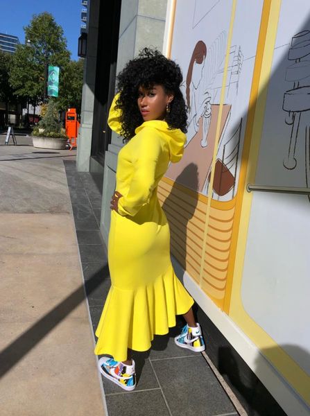 autumn women's slim fit hoodies fashion long sleeve solid color fishtail maxi dress yellow, Black;gray
autumn women's slim fit hoodies fashion long sleeve solid color fishtail maxi dress yellow, Black;gray