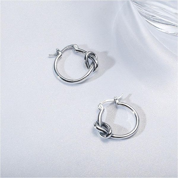 new arrivals european style simple knotted round big gold hoop earrings for women 100% 925 sterling silver circle earrings, Golden;silver
new arrivals european style simple knotted round big gold hoop earrings for women 100% 925 sterling silver circle earrings, Golden;silver
