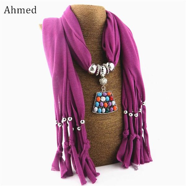 pendant necklaces ahmed design statement jewelry women necklace scarves vintage bohemian polyester cotton crystal scarf, Silver
pendant necklaces ahmed design statement jewelry women necklace scarves vintage bohemian polyester cotton crystal scarf, Silver