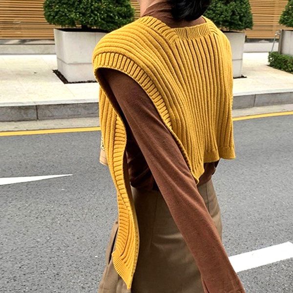 a7seven coat shawl knitted shawl women wear autumn sleeveless korean loose black student casual coat zzafh, White;black
a7seven coat shawl knitted shawl women wear autumn sleeveless korean loose black student casual coat zzafh, White;black
