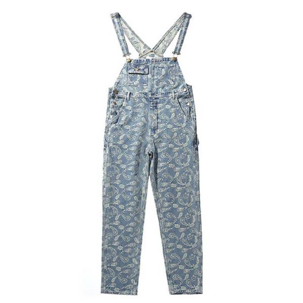 mcikkny fashion men's denim bib overalls hip hop multi-pockets jeans jumpsuit for male suspender pants embroidered size s-2xl kg-22, Blue
mcikkny fashion men's denim bib overalls hip hop multi-pockets jeans jumpsuit for male suspender pants embroidered size s-2xl kg-22, Blue