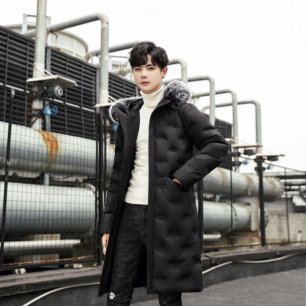 brand men jacket slim thick warm fur hooded fashion casual down coats male cotton outerwear clothing, Black
brand men jacket slim thick warm fur hooded fashion casual down coats male cotton outerwear clothing, Black