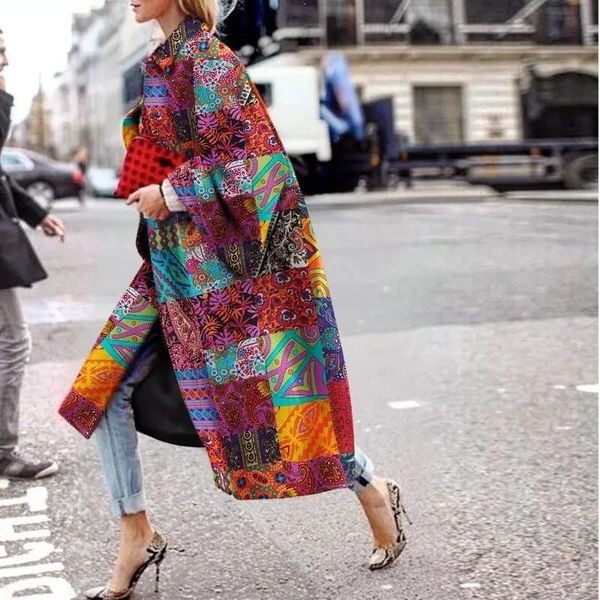 women street wear fashionable windbreaker autumn winter european and american trend printed flared sleeve coat, Tan;black
women street wear fashionable windbreaker autumn winter european and american trend printed flared sleeve coat, Tan;black