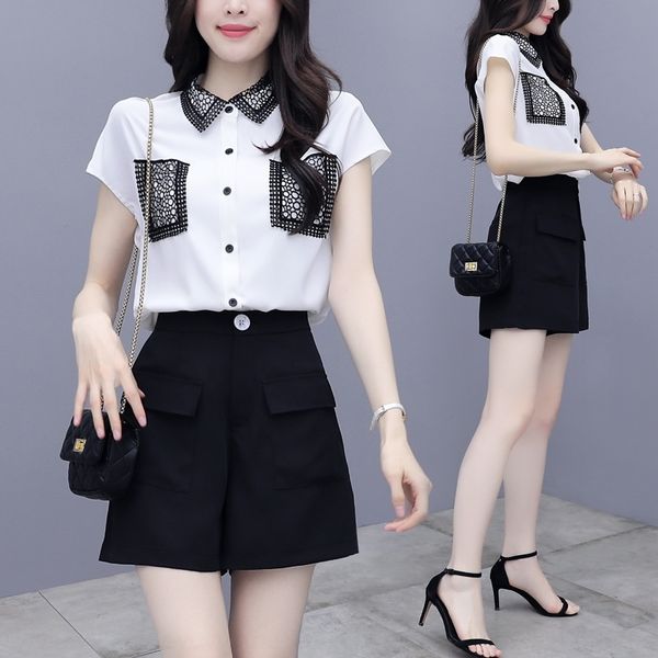 qwe6s women's suit new 2020 summer celebrity chiffon fashion and shorts slimming shorts temperament internet two-piece pants jzzuz, Gray
qwe6s women's suit new 2020 summer celebrity chiffon fashion and shorts slimming shorts temperament internet two-piece pants jzzuz, Gray