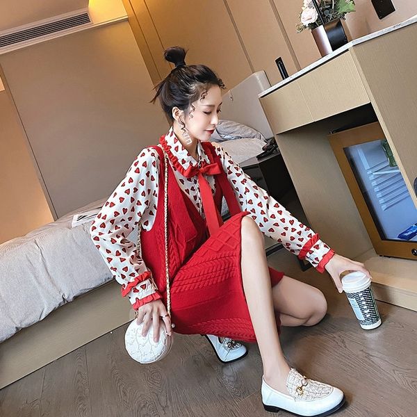 fjarv dress 2020 new medium length dressvest sleeveless autumn loose dressdress women wear knitted vest skirt foreign style sweater kkzfc, White;black
fjarv dress 2020 new medium length dressvest sleeveless autumn loose dressdress women wear knitted vest skirt foreign style sweater kkzfc, White;black
