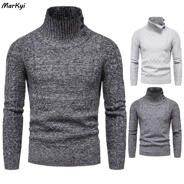 markyi мужской водолазка свитер и пуловеры winter casual solid трикотажного 2020 марк мужчина пуловер homme, White;black 
markyi мужской водолазка свитер и пуловеры winter casual solid трикотажного 2020 марк мужчина пуловер homme, White;black