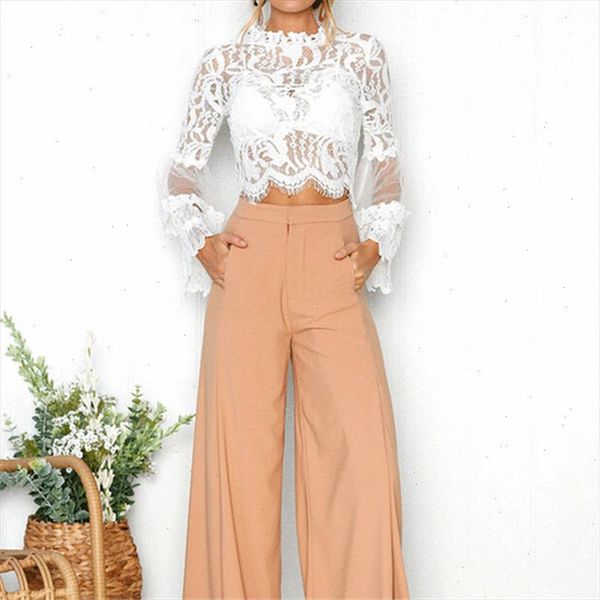 women floral lace o neck long sleeve shirt casual slim white mesh blouse ladies summer cool crop
women floral lace o neck long sleeve shirt casual slim white mesh blouse ladies summer cool crop