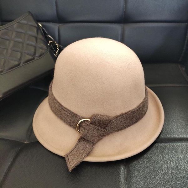 europe and the united states the wool bucket hat new winter caps women felt trilby edge felt hat brim of asymmetric, Blue;gray
europe and the united states the wool bucket hat new winter caps women felt trilby edge felt hat brim of asymmetric, Blue;gray