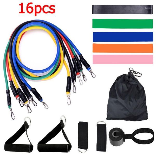 16pcs sets pull rope resistance bands pilates rubber elastic tube strength training yoga workout home fitness sports equipment1 
16pcs sets pull rope resistance bands pilates rubber elastic tube strength training yoga workout home fitness sports equipment1