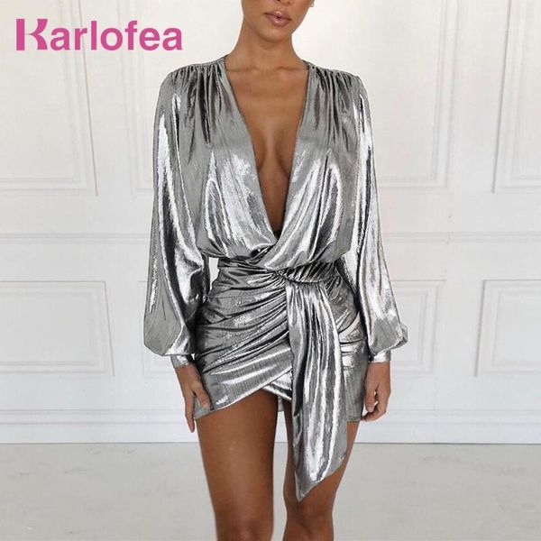 karlofea new metal color party dress winter long sleeve deep v neck wrap mini dress chic plus size xxl pleated club1, Black;gray
karlofea new metal color party dress winter long sleeve deep v neck wrap mini dress chic plus size xxl pleated club1, Black;gray