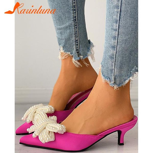 karin 2021 new fashionable shoes woman mules pearl slip-on low heels pointed toe ladies pumps buttfly-knot female, Black
karin 2021 new fashionable shoes woman mules pearl slip-on low heels pointed toe ladies pumps buttfly-knot female, Black