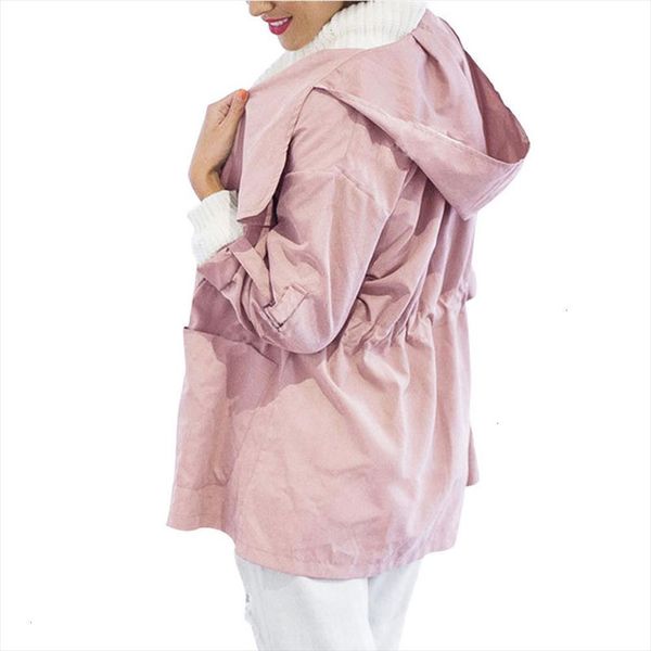 2020 new women jack coat autumn long sleeve hooded coat jacket casual elastic waist pocket kimono female loose outwear, Black;brown
2020 new women jack coat autumn long sleeve hooded coat jacket casual elastic waist pocket kimono female loose outwear, Black;brown