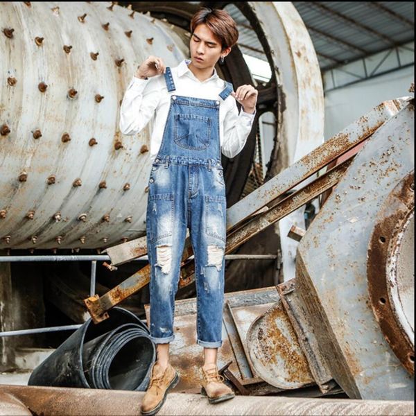 2020 spring and s-5xl summer slingssiamese jeans japanese hole nine male pants version the tool bib 2ko4, Blue
2020 spring and s-5xl summer slingssiamese jeans japanese hole nine male pants version the tool bib 2ko4, Blue