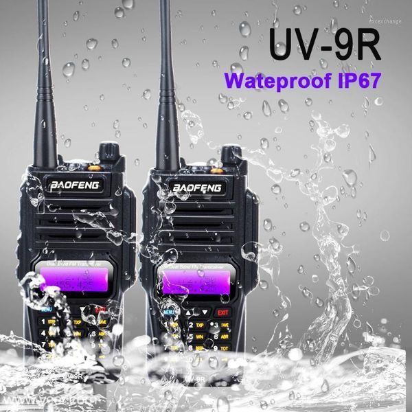 2pieces uv-9r waterproof dual band vhf uhf walkie talkie baofeng uv 9r ham radio 8w 128ch with hands
2pieces uv-9r waterproof dual band vhf uhf walkie talkie baofeng uv 9r ham radio 8w 128ch with hands