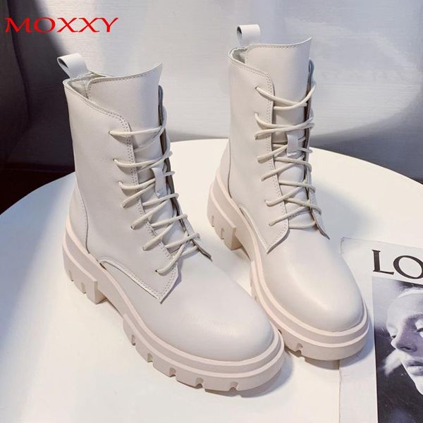 2020 мода mid-теленок сапоги женщины черные кожаные туфли на платформе гот boots зашнуровать белый кожаный комбат для женщин обувь, Black
2020 мода mid-теленок сапоги женщины черные кожаные туфли на платформе гот boots зашнуровать белый кожаный комбат для женщин обувь, Black